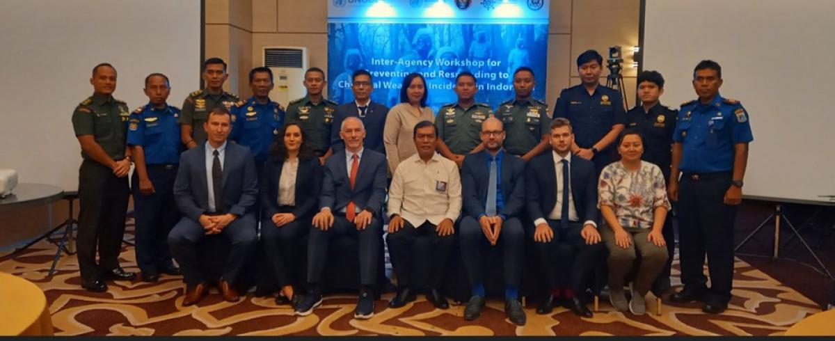 UNODC, UNICRI and BNPT organized inter-agency workshop to prevent chemical weapons incidents in Indonesia